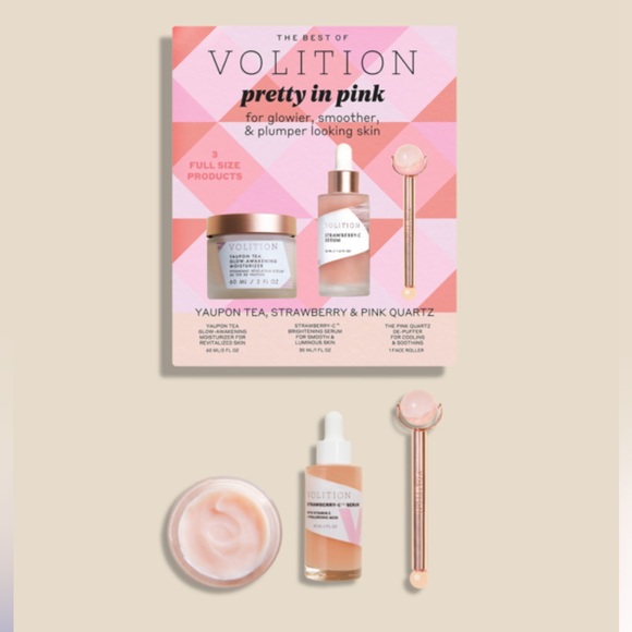 The Best of VOLITION Pretty in Pink Kit - Brighten & Smooth 3 Products Set New - Picture 1 of 11